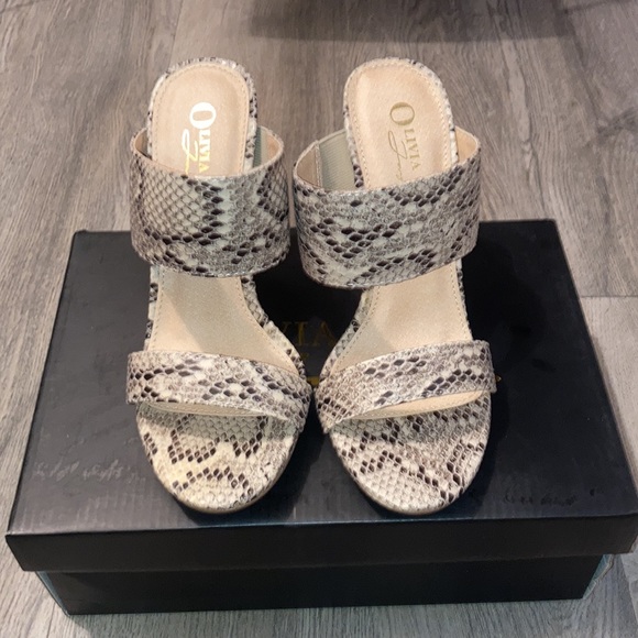 Snakeskin Mules - Picture 2 of 5